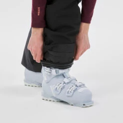 WEDZE Women's Ski Pants - FR 100 Beige -Winter Sports Gear women s pants fr100 beige 9