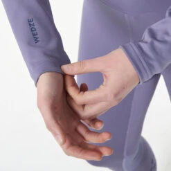 WEDZE Women's Ski Base Layer Bottoms - 500 Purple -Winter Sports Gear women s ski base layer bottoms 500 purple 6