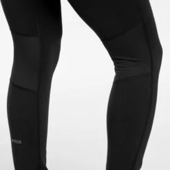 WEDZE Women's Ski Base Layer Bottoms - BL 500 Black -Winter Sports Gear women s ski base layer bottoms bl 500 black 3