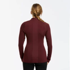 WEDZE Women's Ski Base Layer Top - BL 500 Red 13 WEDZE Women's Ski Base Layer Top - BL 500 Red -Winter Sports Gear women s ski base layer top bl 500 red 4