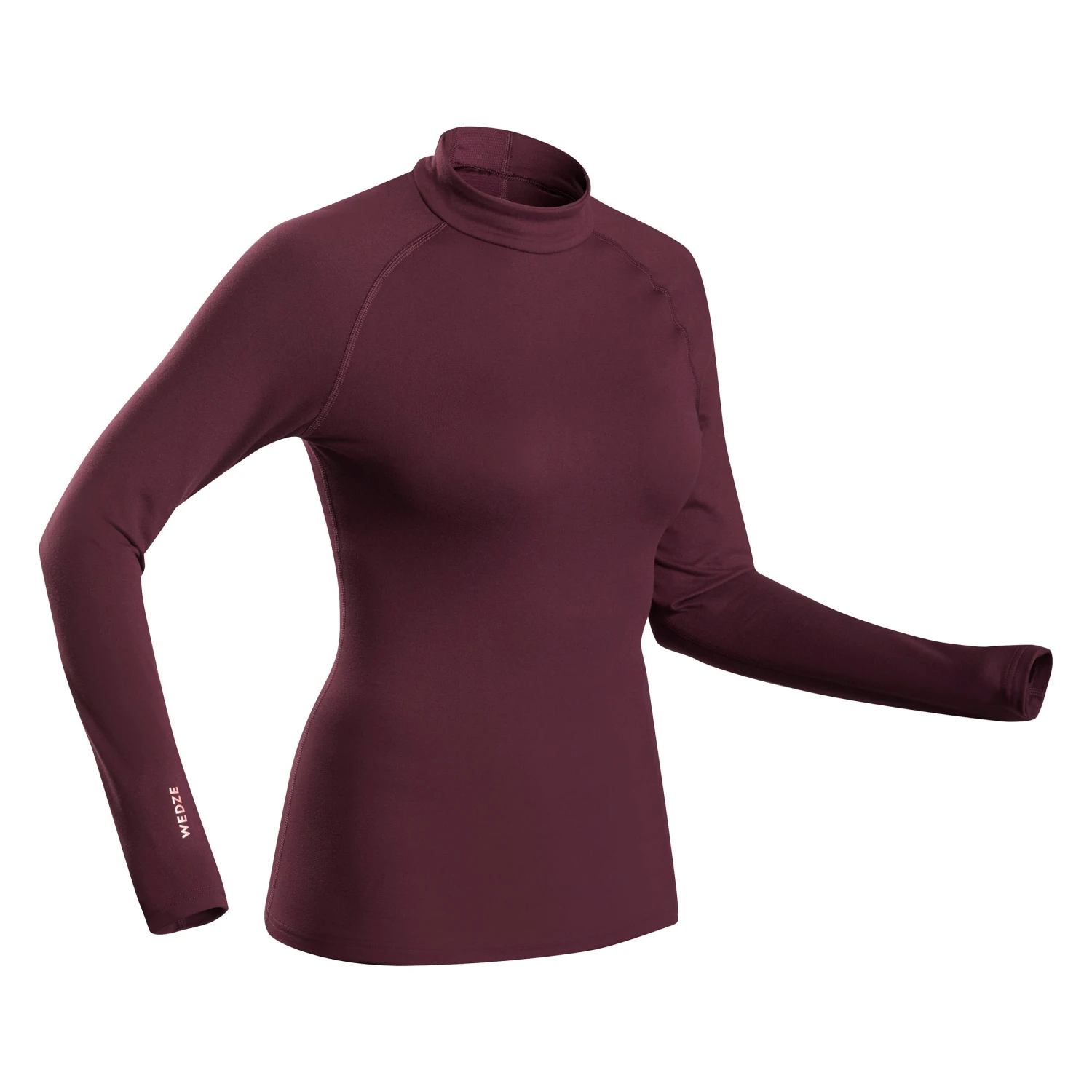 WEDZE Women's Ski Base Layer Top - BL 500 Red 3 WEDZE Women's Ski Base Layer Top - BL 500 Red