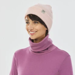 WEDZE Women’s Ski Base Layer Top - BL 900 Pink -Winter Sports Gear women s ski base layer top bl 900 purple 8