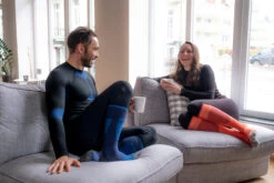 WEDZE Women’s Ski Base Layer Top - BL 580 Black -Winter Sports Gear women s ski base layer top i soft 580 black purple 4