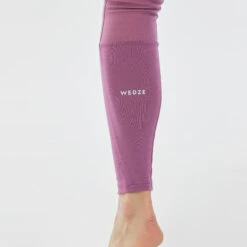 WEDZE Women's Ski Base Layer Wool Bottoms - BL 900 Purple -Winter Sports Gear women s ski base layer wool bottoms bl 900 purple 6