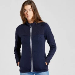 WEDZE Women's Ski Fleece Jacket – Warm 500 -Winter Sports Gear women s ski fleece jacket warm 500 6