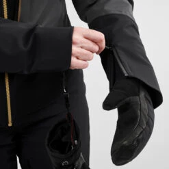 WEDZE Women's Ski Jacket & Midlayer - 980 Black -Winter Sports Gear women s ski jacket midlayer 980 black 15