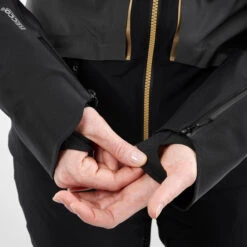 WEDZE Women's Ski Jacket & Midlayer - 980 Black -Winter Sports Gear women s ski jacket midlayer 980 black 16