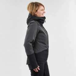 WEDZE Women's Ski Jacket & Midlayer - 980 Black -Winter Sports Gear women s ski jacket midlayer 980 black 7