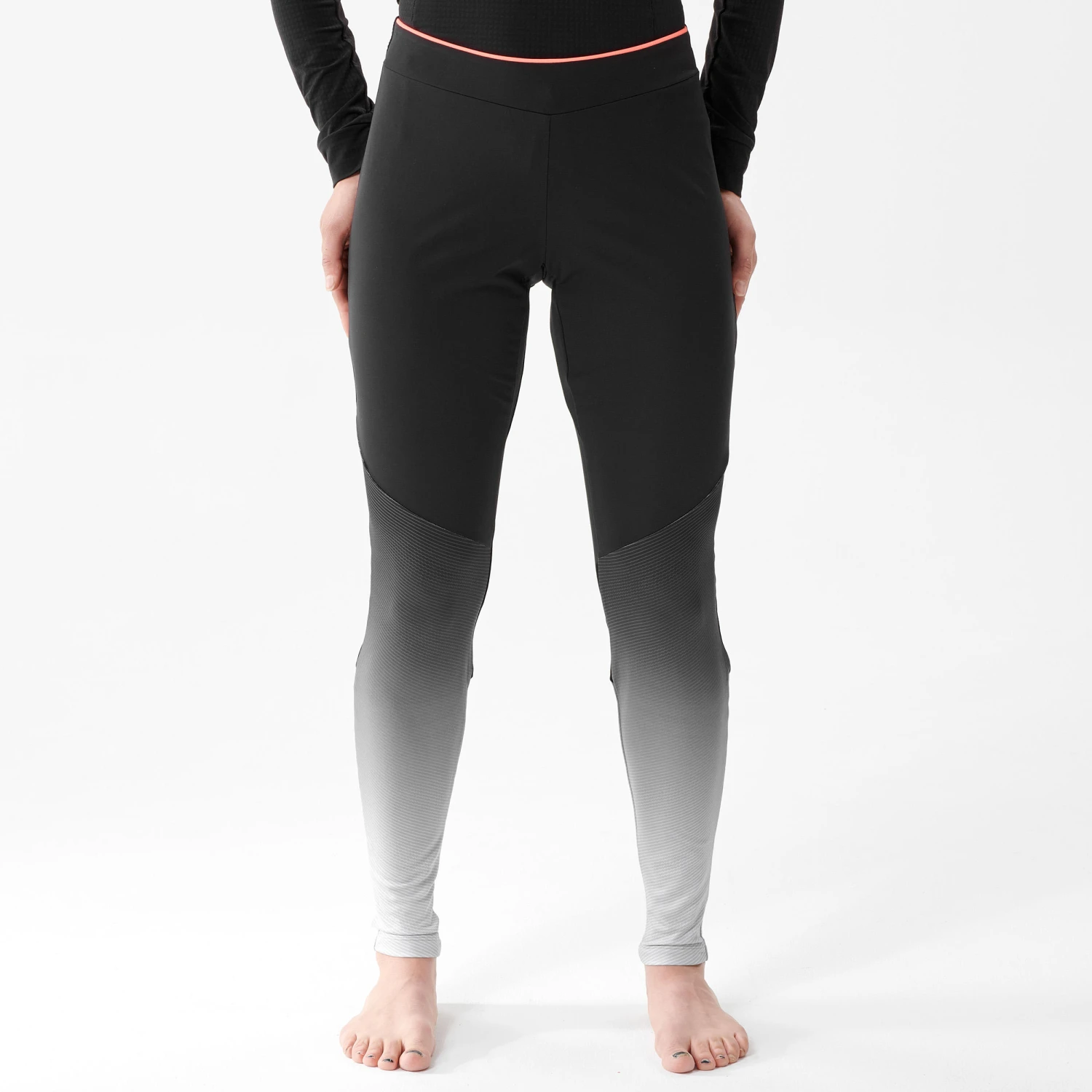 Women’s Cross-Country Ski Leggings - 500 Black 5 Women’s Cross-Country Ski Leggings - 500 Black - Image 3