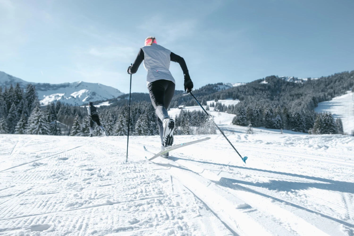 Women’s Cross-Country Ski Leggings - 500 Black 11 Women’s Cross-Country Ski Leggings - 500 Black - Image 9