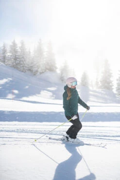 WEDZE Women's Ski Pants - 500 F SLIM Black -Winter Sports Gear women s ski pants 500 f slim black 12