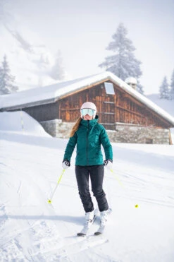 WEDZE Women's Ski Pants - 500 F SLIM Black -Winter Sports Gear women s ski pants 500 f slim black 14