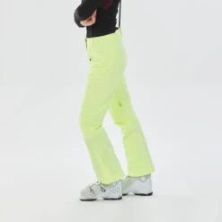 WEDZE Women's Downhill Ski Pants - 580 Yellow -Winter Sports Gear women s ski pants 580 yellow 2