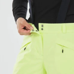 WEDZE Women's Downhill Ski Pants - 580 Yellow -Winter Sports Gear women s ski pants 580 yellow 4