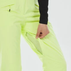 WEDZE Women's Downhill Ski Pants - 580 Yellow -Winter Sports Gear women s ski pants 580 yellow 7