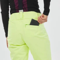 WEDZE Women's Downhill Ski Pants - 580 Yellow -Winter Sports Gear women s ski pants 580 yellow 9