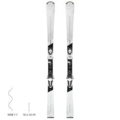 WEDZE Women’s Downhill Skis With Bindings - Boost 900 -Winter Sports Gear womens downhill skis with bindings boost900 r 2