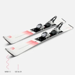 WEDZE Women’s Downhill Skis With Bindings - Boost 900 -Winter Sports Gear womens downhill skis with bindings boost900 r 3
