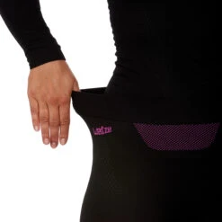 WEDZE Women’s Ski Base Layer Bottoms - BL 580 Black -Winter Sports Gear womens ski base layer bottoms bl 580 i soft black purple 5