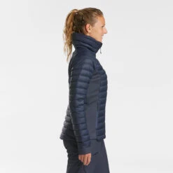WEDZE Women’s Ski Down Jacket - FR 900 Blue -Winter Sports Gear womens ski down jacket fr 900 blue 4