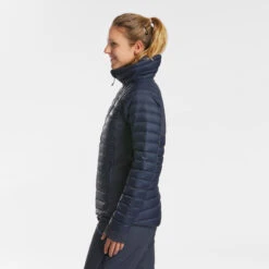 WEDZE Women’s Ski Down Jacket - FR 900 Blue -Winter Sports Gear womens ski down jacket fr 900 blue 6