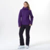 WEDZE Women’s Downhill Ski Jacket - 500 Purple -Winter Sports Gear womens ski jacket 500 purple