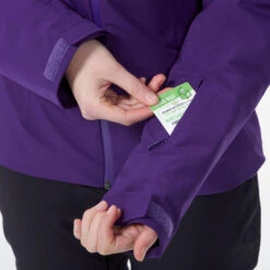 WEDZE Women’s Downhill Ski Jacket - 500 Purple -Winter Sports Gear womens ski jacket 500 purple 6