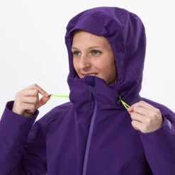 WEDZE Women’s Downhill Ski Jacket - 500 Purple -Winter Sports Gear womens ski jacket 500 purple 7