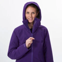 WEDZE Women’s Downhill Ski Jacket - 500 Purple -Winter Sports Gear womens ski jacket 500 purple 8