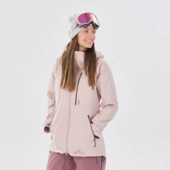 WEDZE Women’s Ski Jacket - FR 500 Pink