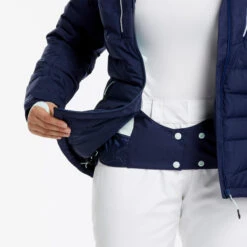 WEDZE Women's Ski Jacket - Warm 900 Purple -Winter Sports Gear womens ski jacket warm 900 blue 6