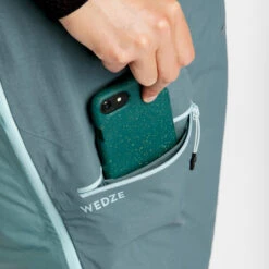 WEDZE Women’s Ski Pants - FR 900 Green -Winter Sports Gear womens ski pants fr 900 green 7