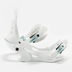 Women’s Snowboard Bindings - SNB 100 White -Winter Sports Gear womens snowboard bindings snb 100 white 2