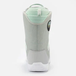 Women’s Snowboard Boots - SNB 100 Grey -Winter Sports Gear womens snowboard boots snb 100 grey 3