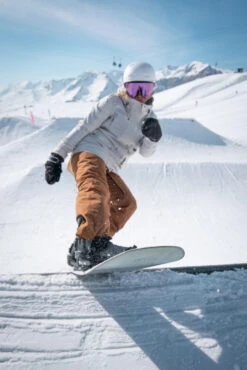 Women’s Snowboard Pants – SNB 500 Brown -Winter Sports Gear womens snowboard pants snb 500 brown 10