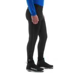 Men's Cross-Country Tights - XC S 100 Black -Winter Sports Gear xc s 100 cross country skiing warm tights men 3